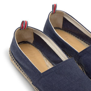 Icónica alpargata Pablo estilo camping en algodón orgánico lavado