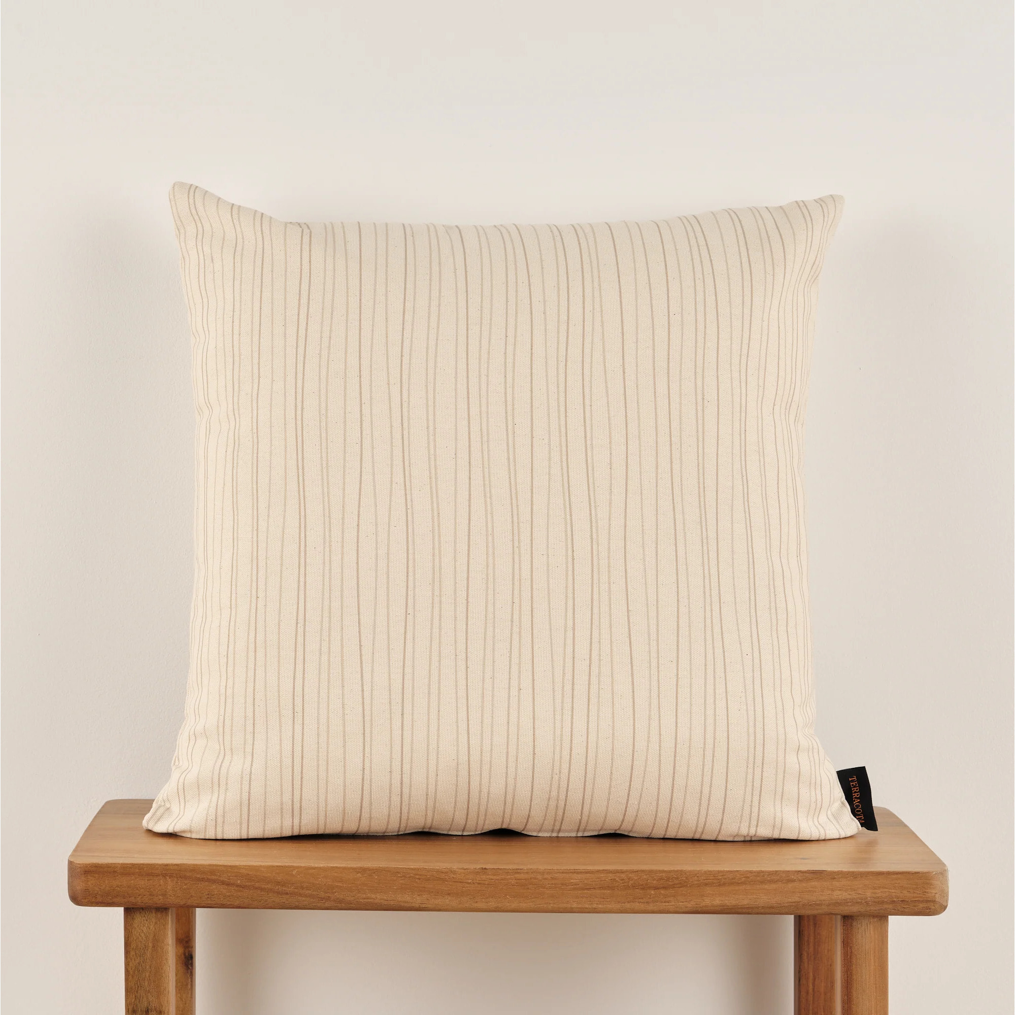 Housse de coussin 100 % coton 50x50 cm Elda A