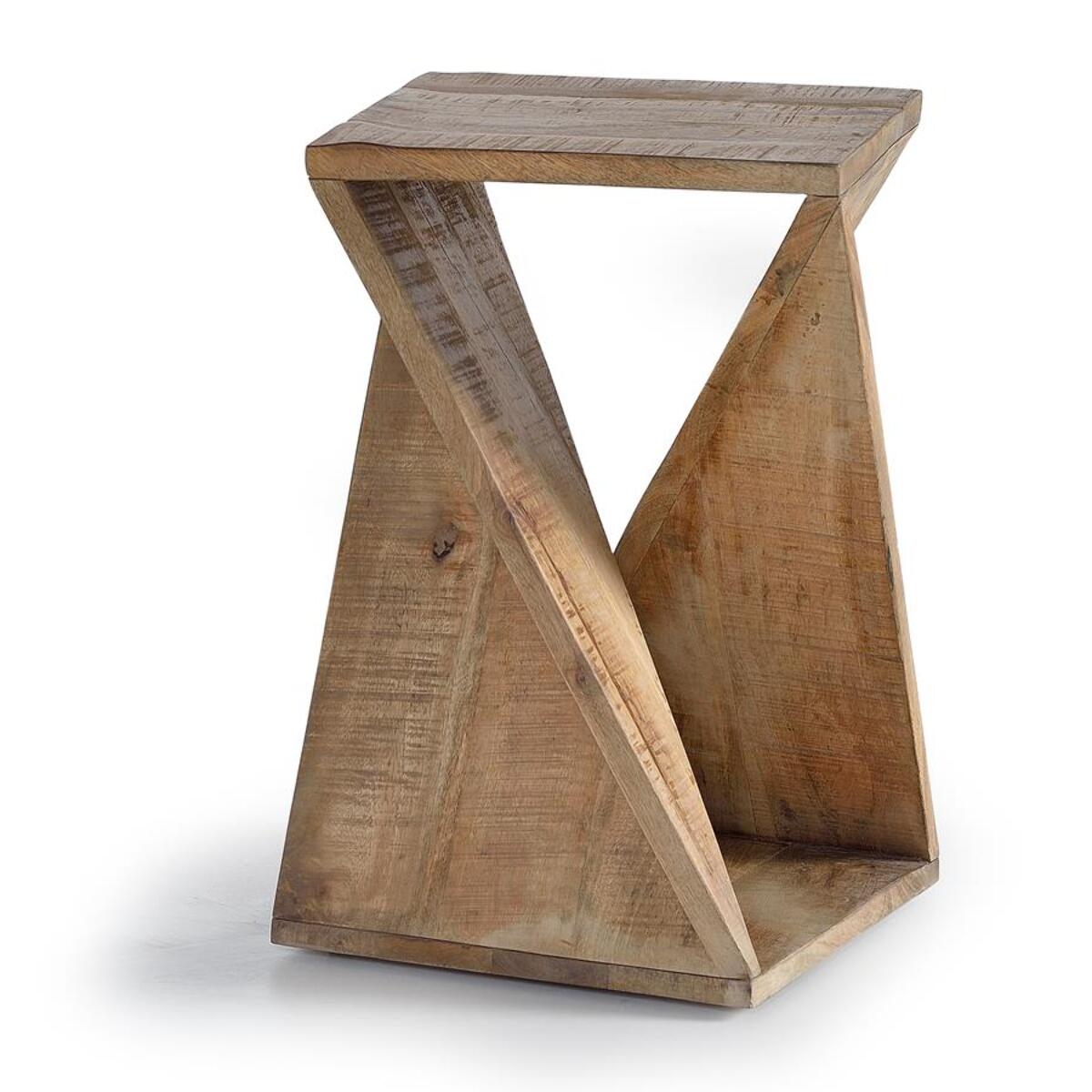 Taburete - madera de mango - 57x35x35cm