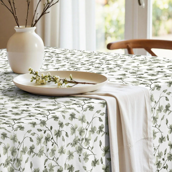 Nappe en tissu 100% coton Asami Caqui 924-6