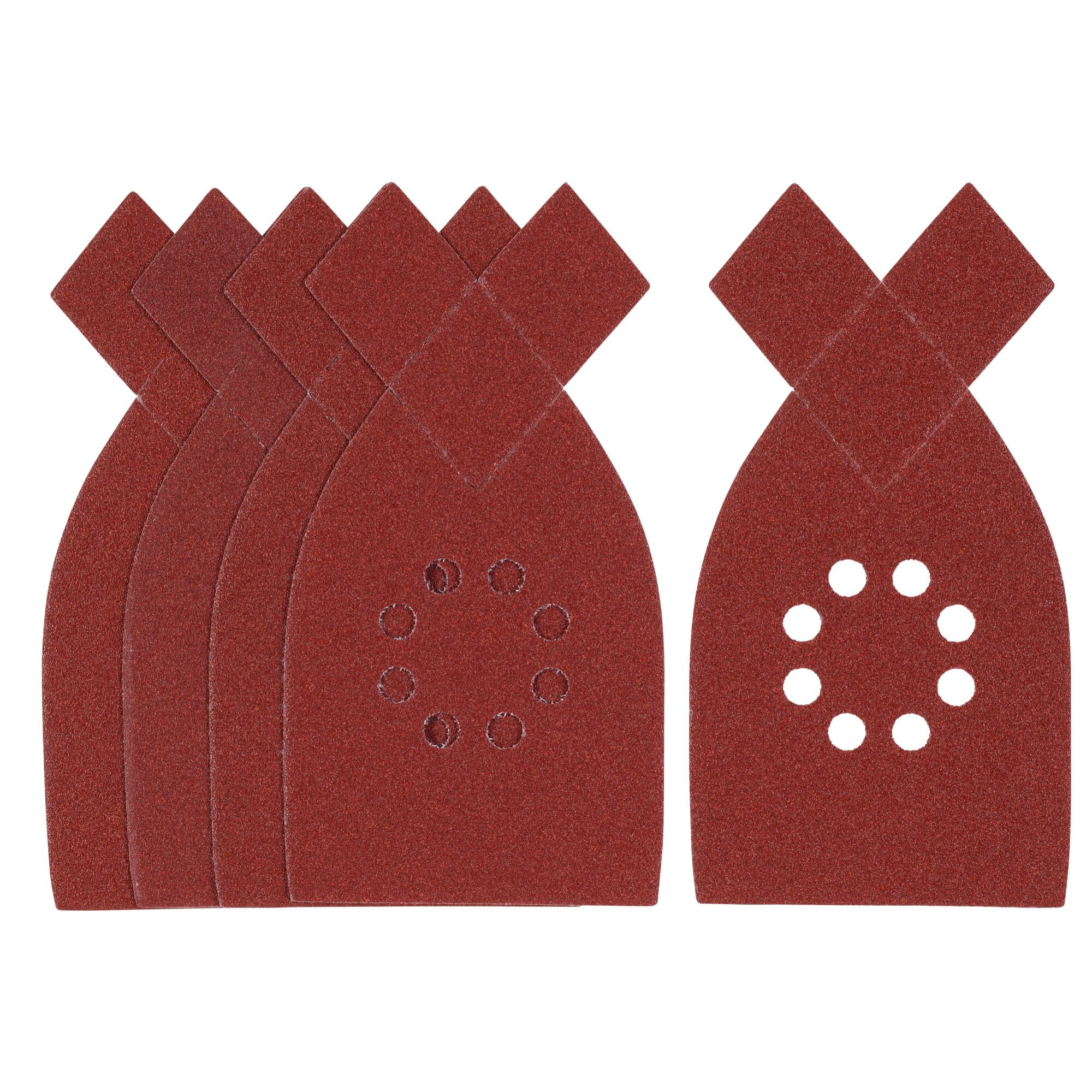 Stanley 5 abrasifs corindons pointus qualité supérieure auto-agrippants grain 120
