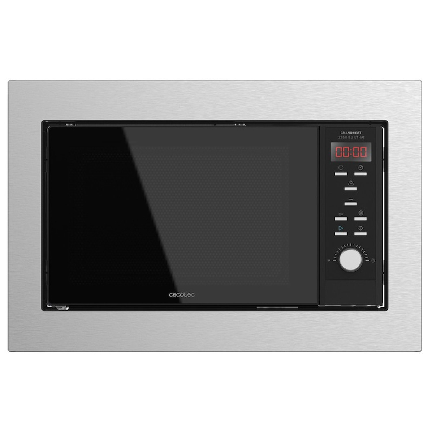 Cecotec Micro-ondes intégré Digital GrandHeat 2350, Noir. 900 W, 23 litres, gril