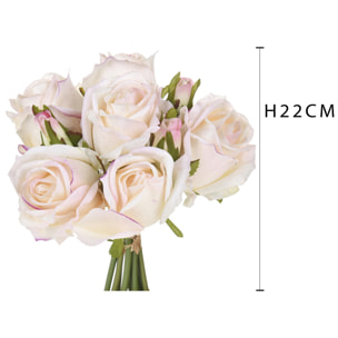 Bouquet Con Cm. Xltezza 22 Cm Nat Touchm - Pezzi 2 - 17X22X17cm - Colore: Altro - Bianchi Dino - Fiori Artificiali