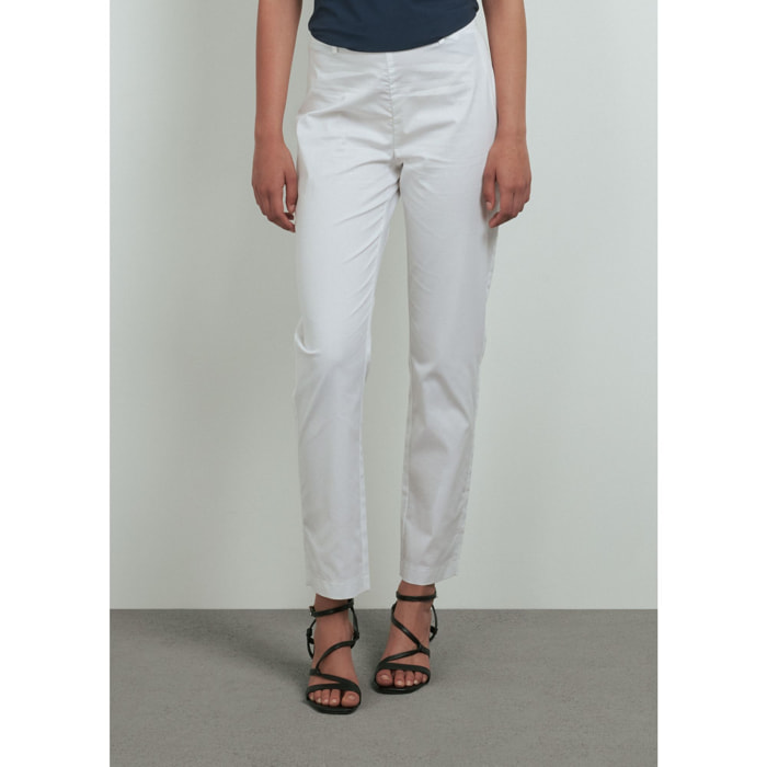 PANTALONE BIANCO CONBIPEL