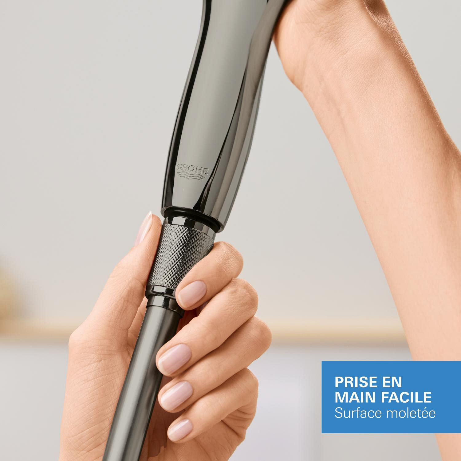 Flexible de douche 1250mm - Hard Graphite