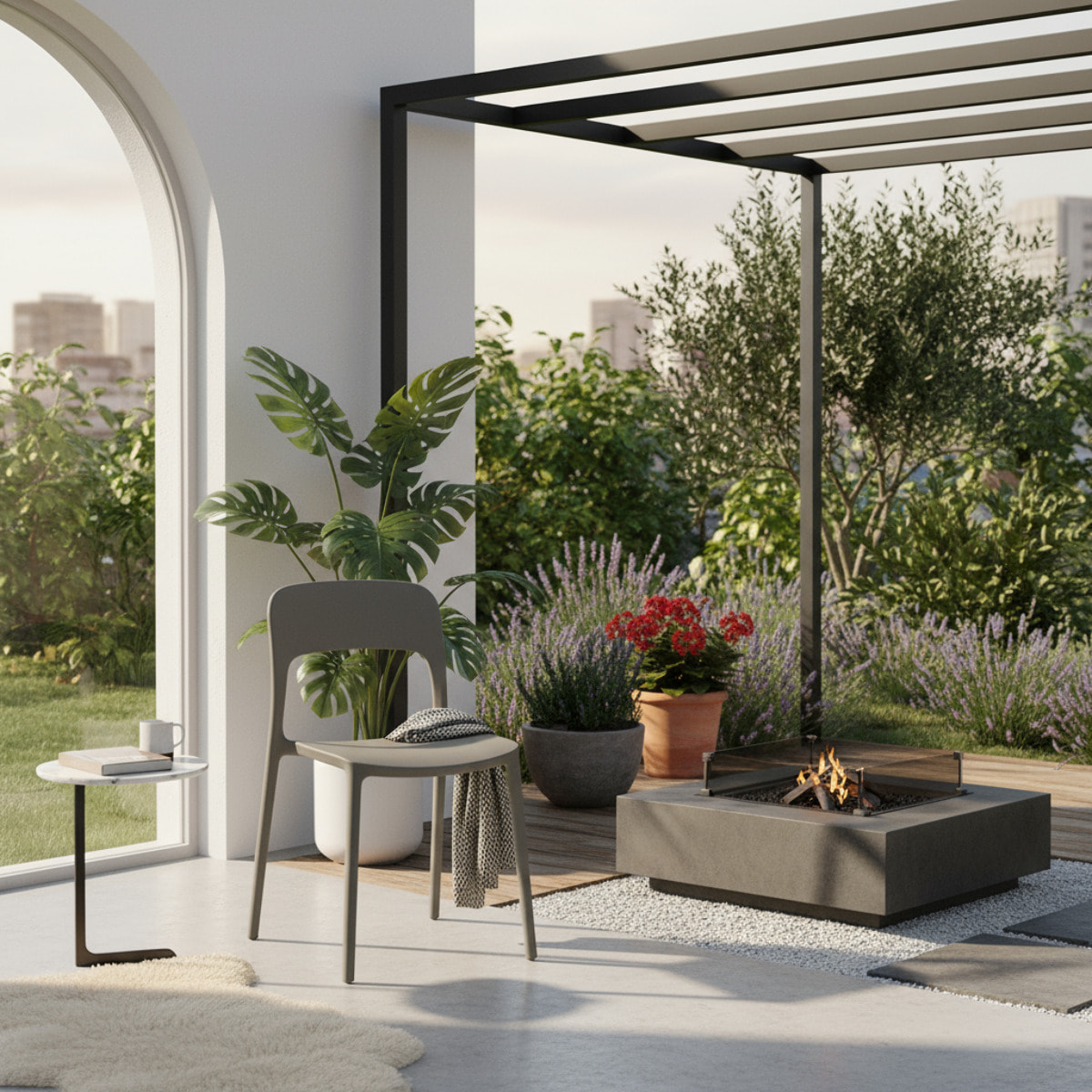 Set 4 Sedie Da Giardino In Polipropilene Impilabili Leggere E Resistenti Ideali Per Esterni Terrazze Giardini Bar Dehors Ristoranti Grigio