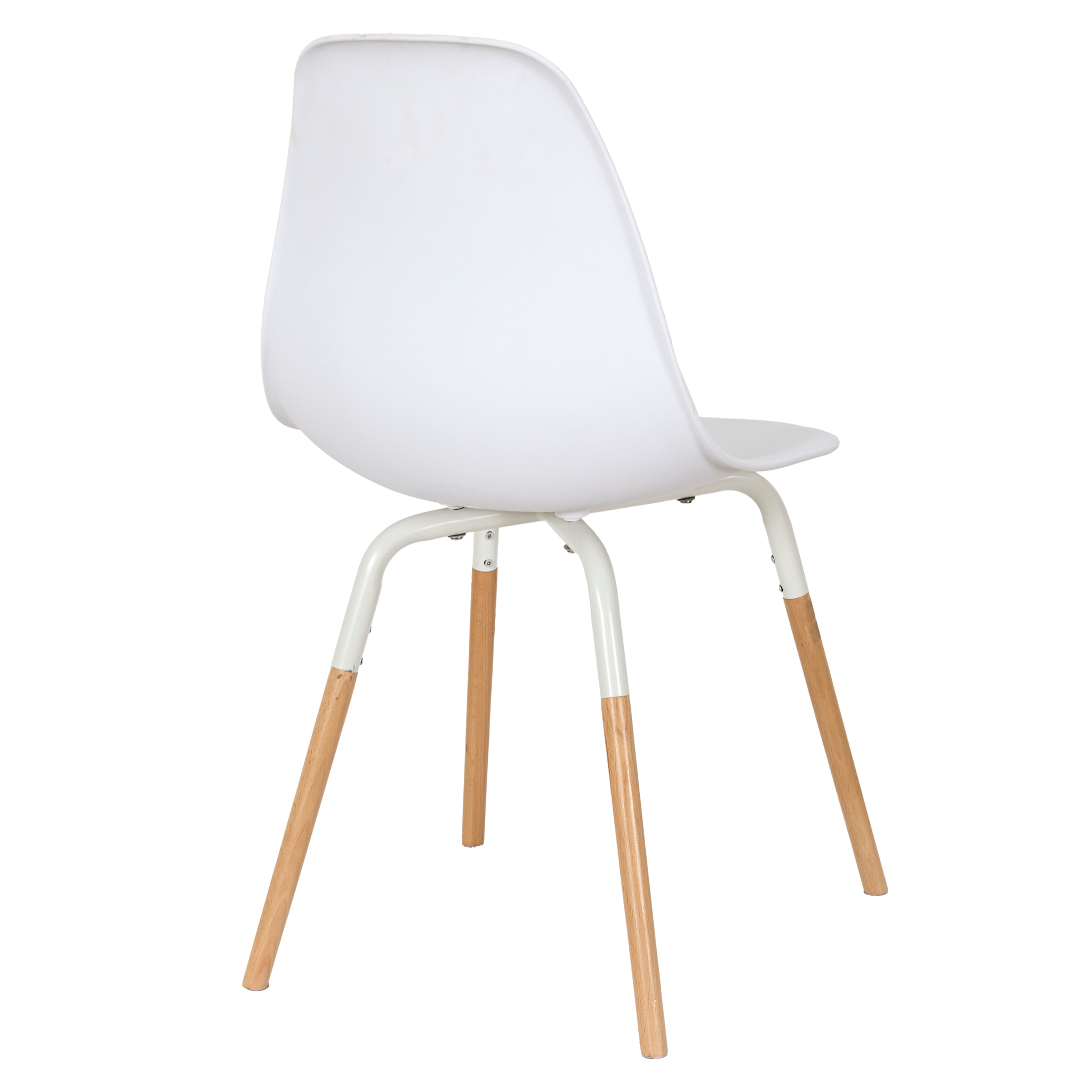 Chaise Scandinave Phenix Blanc - Lot De 4