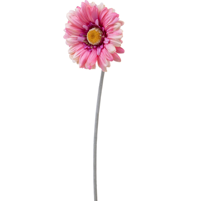 Fiore Di Gerbera. Altezza 53 Cm - Pezzi 24 - 12X53X12cm - Colore: Rosso - Bianchi Dino - Fiori Artificiali