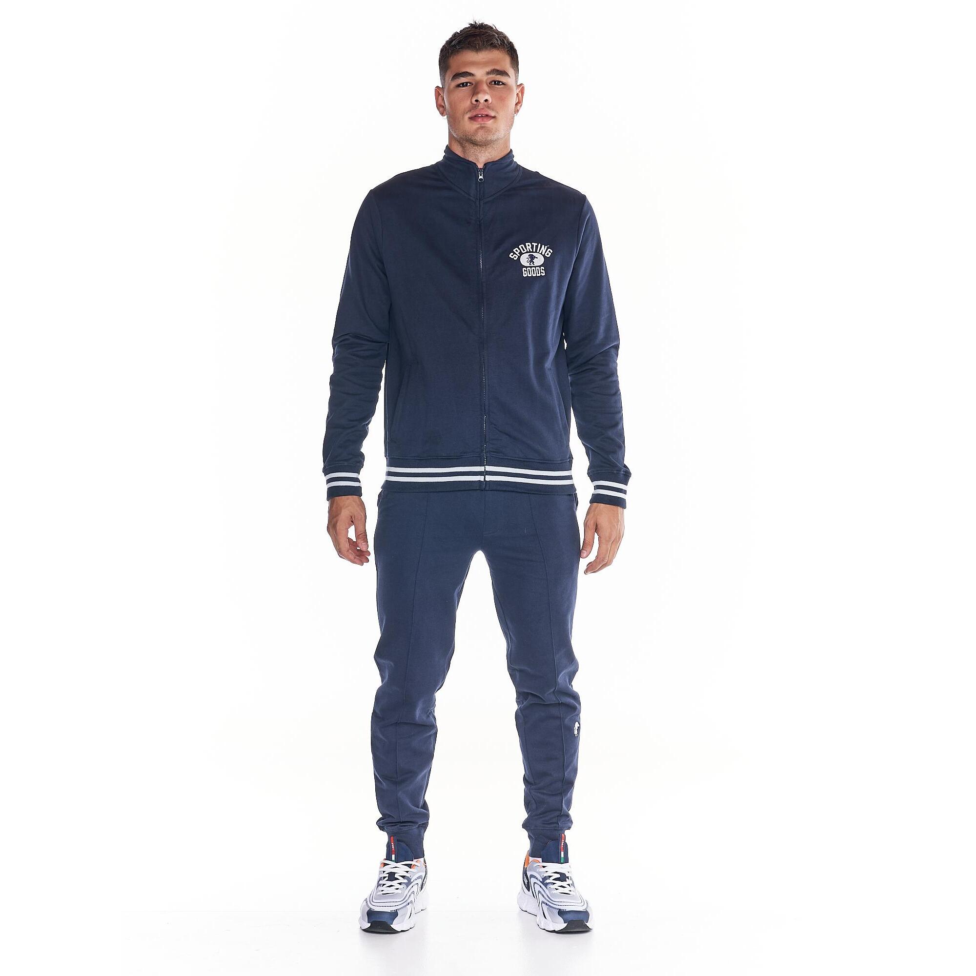 Tuta uomo full zip collo alto linea College