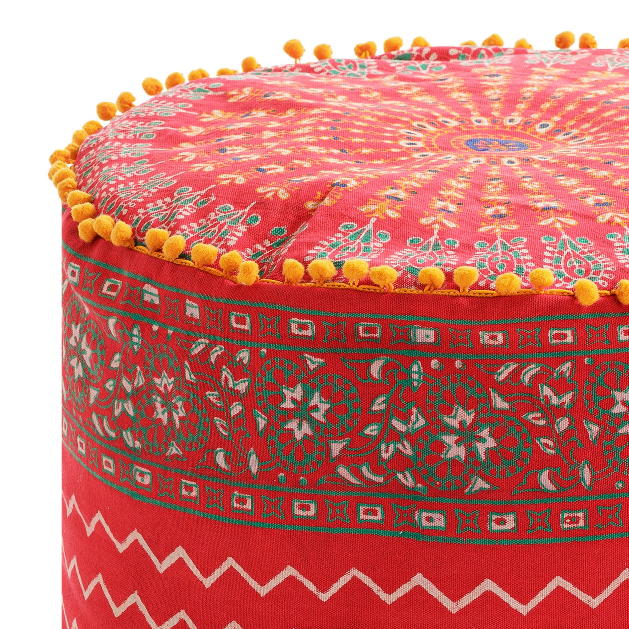 Tomasucci Pouf rond GEMMA Multicolore