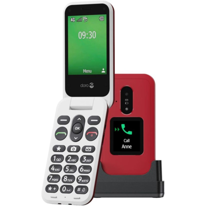 Téléphone portable DORO Leva E30 Rouge