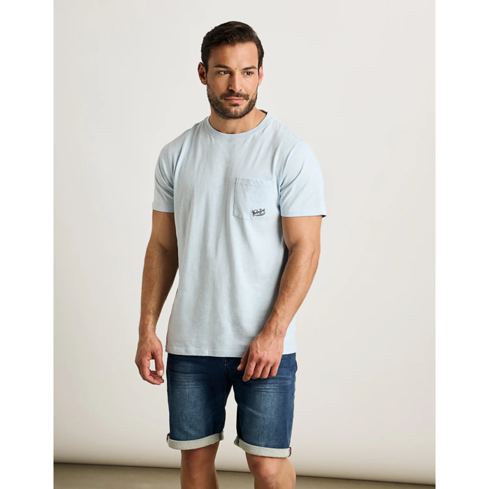 Camiseta Manga Corta Azul Celeste - Norris