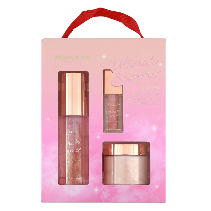Ultimate Shimmer - Coffret Brume Pailletée 56 ml + 2 Produits