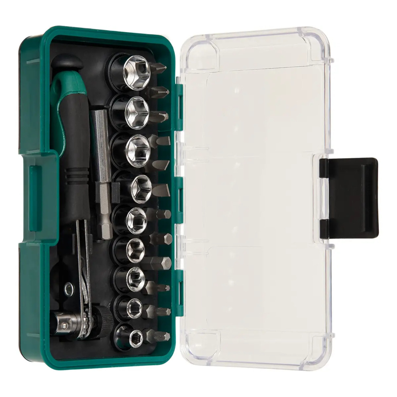 Kit Tournevis Clipsable 23 Pièces Vert