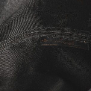 Monastier Bolso mochila Mujer.Piel auténtica Dollaro