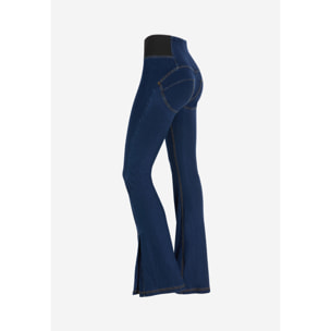 Jeggings WR.UP® vita super alta, flare con spacchi sul fondo