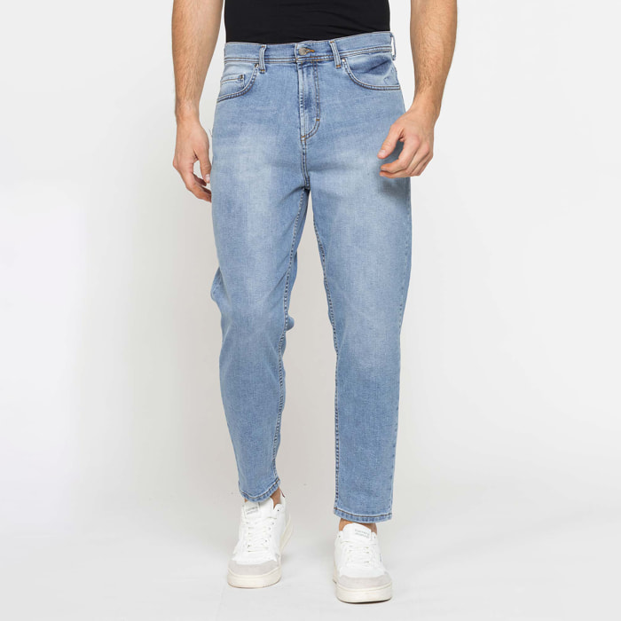 JEANS 5 TASCHE MOD. 739 FIT CARROT IN DENIM STRETCH 12 oz