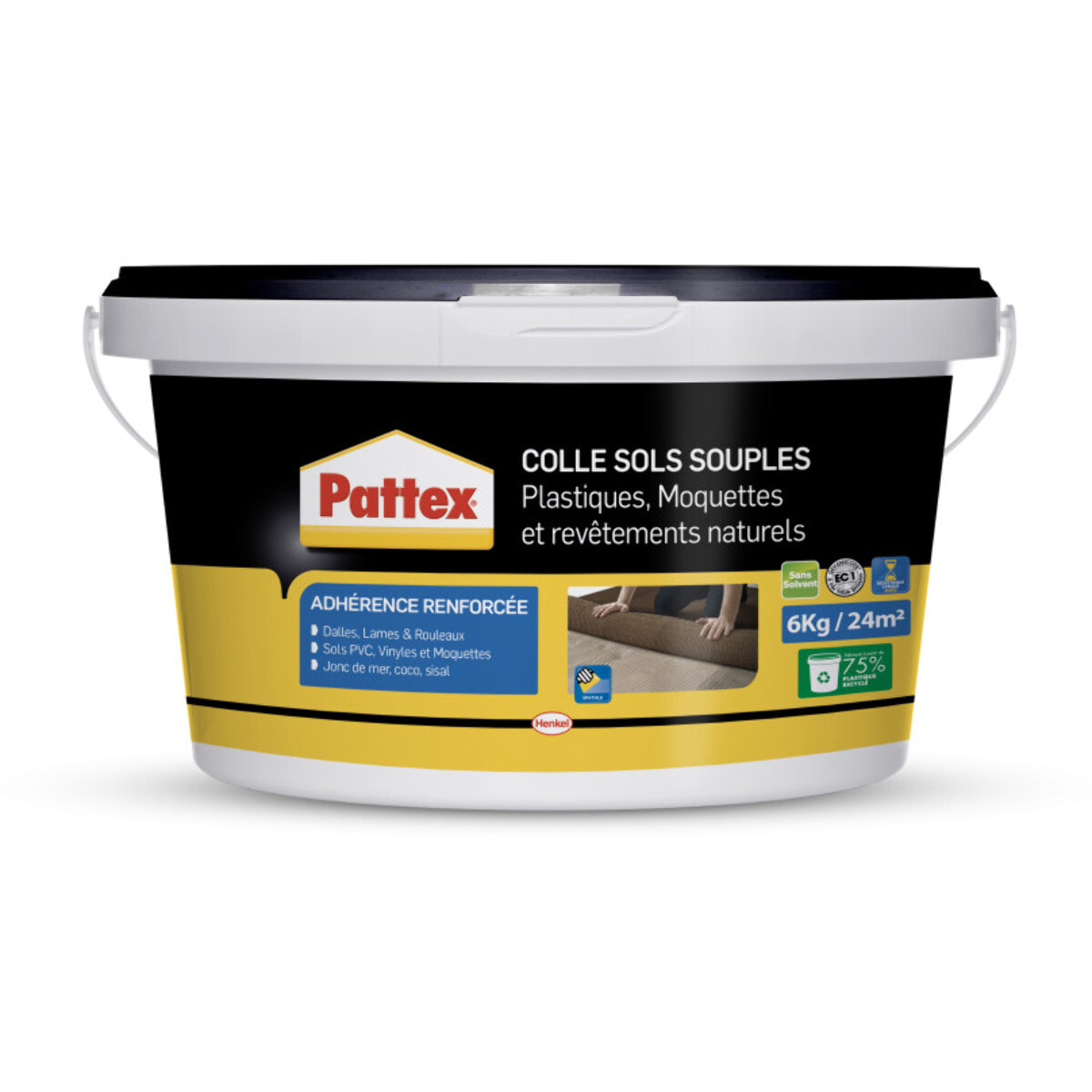 Pattex - Colle Sols Plastiques Et Moquette 6Kg