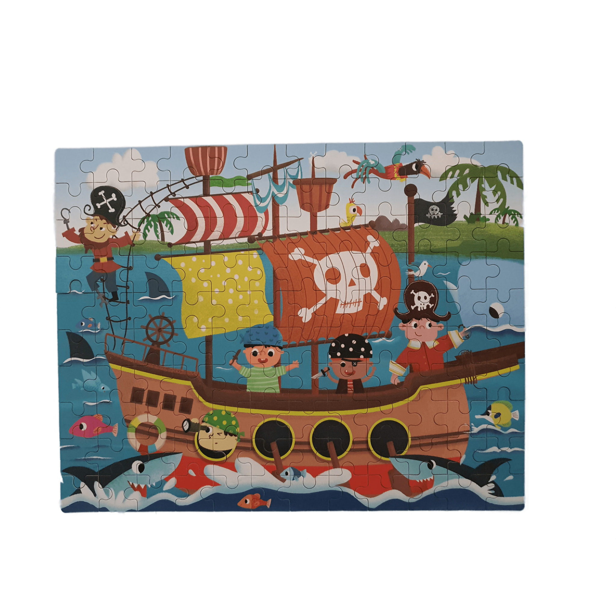 PUZLE DE HISTORIAS: PIRATAS - 120 pcs (CAJA METÁLICA)