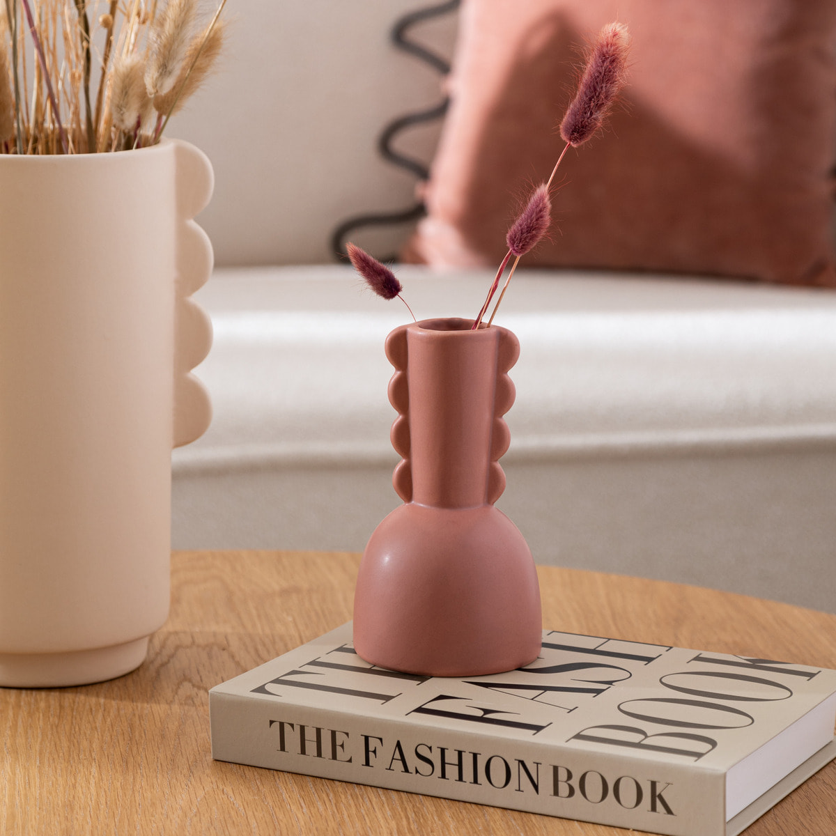 Soliflore Wavy bliss céramique H15cm