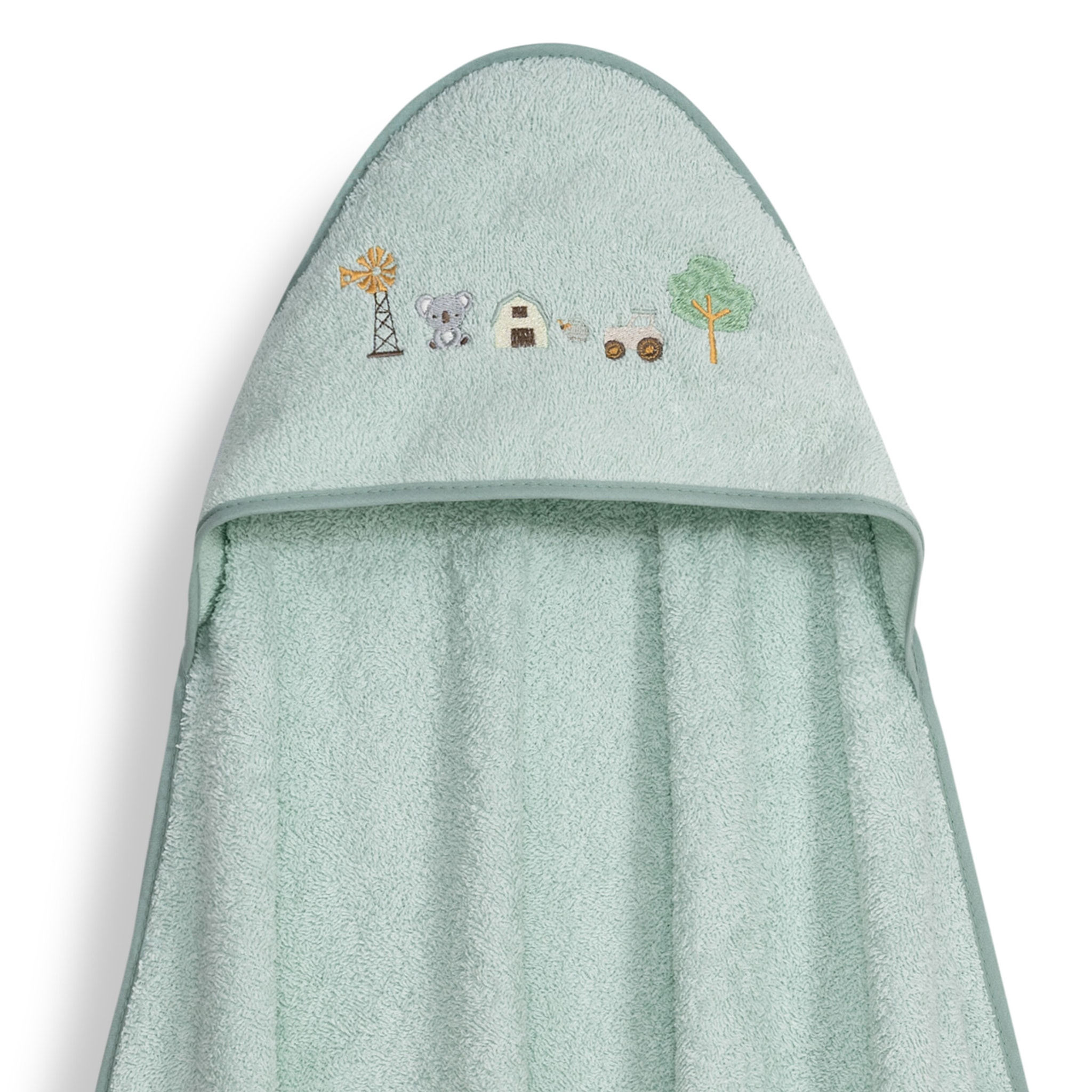 Capa Baño 1X1 Mod Granja Koala+ Gorro Verde
