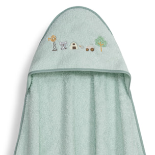 Capa Baño 1X1 Mod Granja Koala+ Gorro Verde