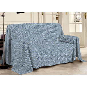 Telo Arredo Multiuso Copritutto 100% Cotone Scotty Azzurro