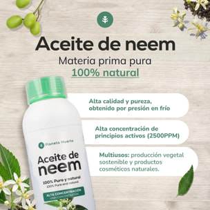 Aceite de Neem 100% Puro y Natural Planeta Huerto 250ml