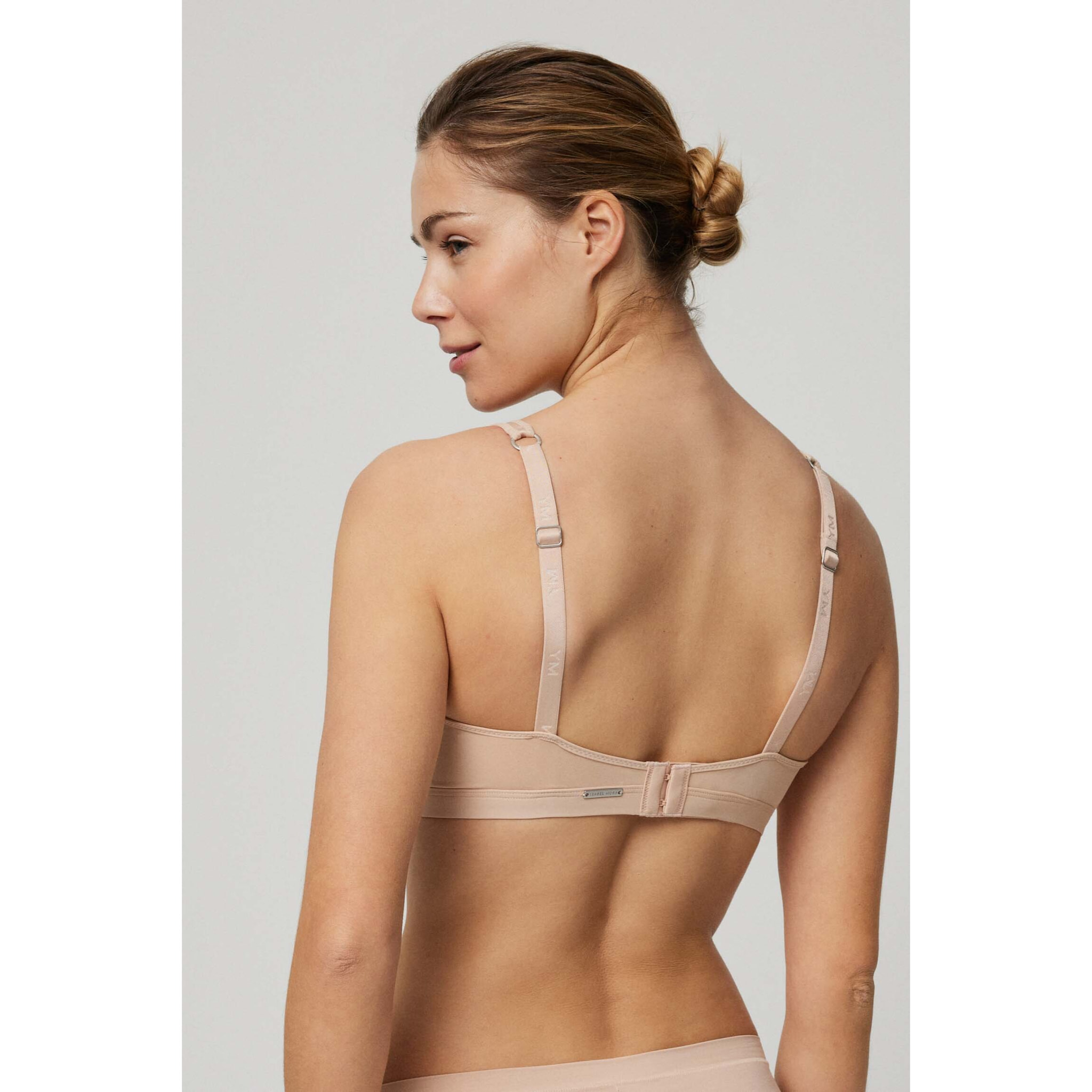 Reggiseno imbottito senza ferretto beige