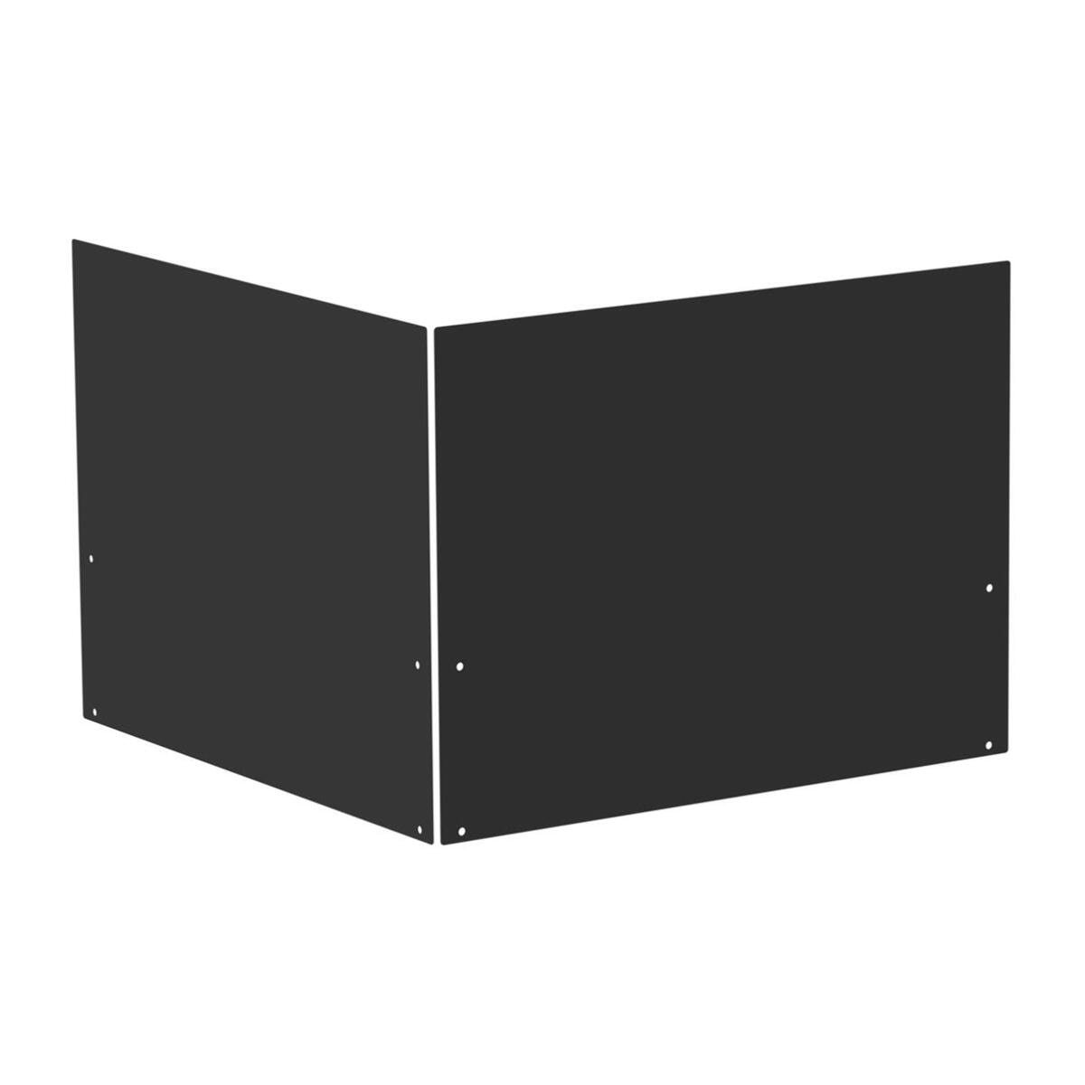 HABILLAGE ARRIERE NOIR CREDENCE ANGLE - LE MARQUIER