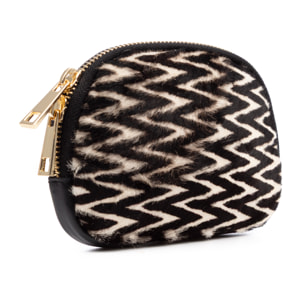 Baratili monedero portatodo mujer. Piel auténtica Cavallino y Sauvage.