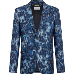 PHILIPP PLEIN Blazer vaquero MONOGRAM