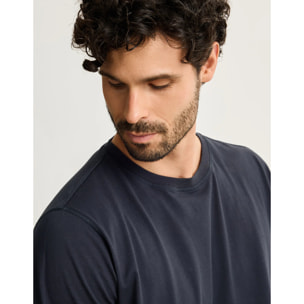 Camiseta Manga Corta Azul Marino - Etern