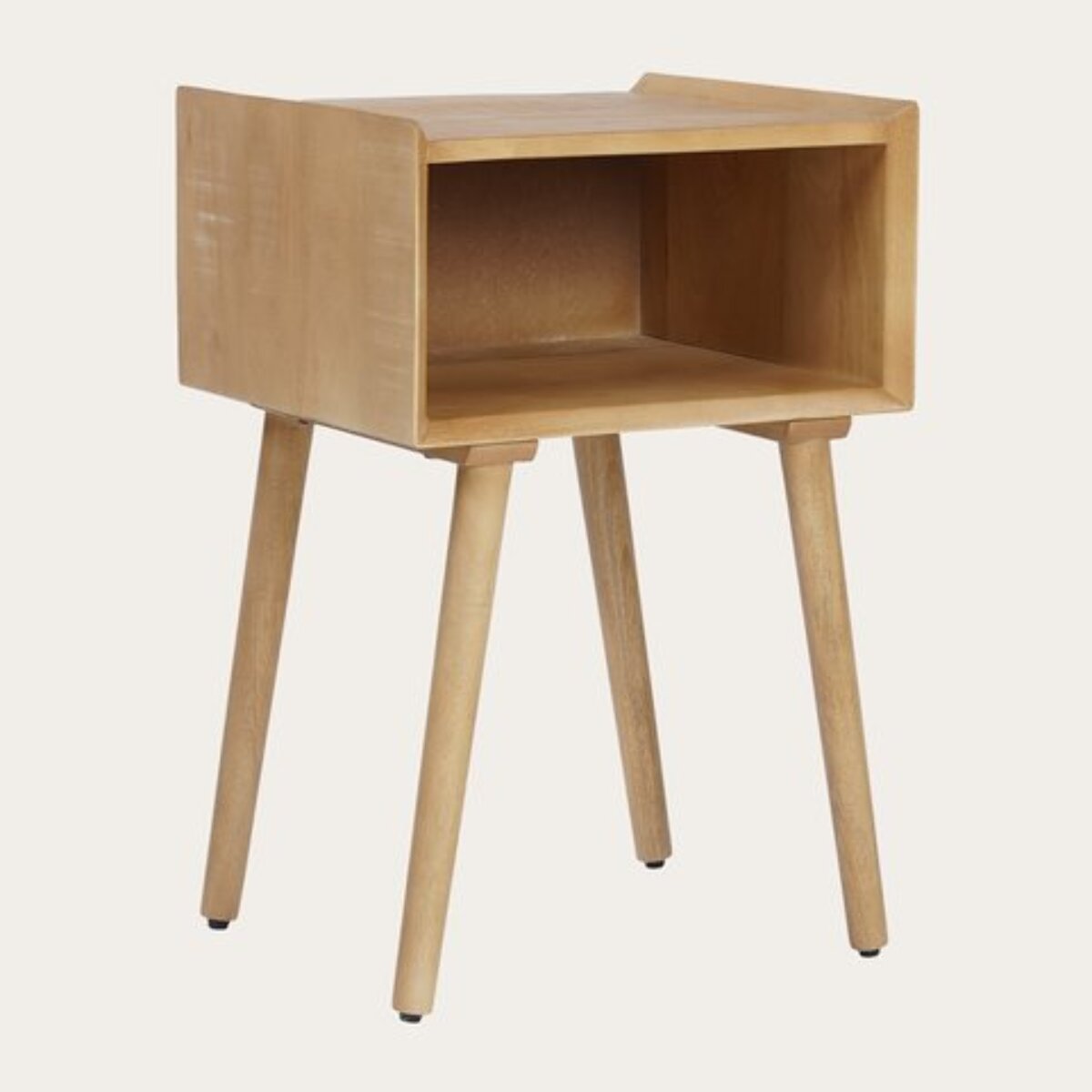 Table de chevet Malika -bois massif de mangue-couleur catuai 40 x 61 x 38 cm