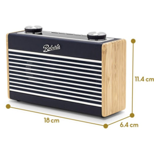 Radio DAB ROBERTS RAMBLER UNO BLEU MARINE