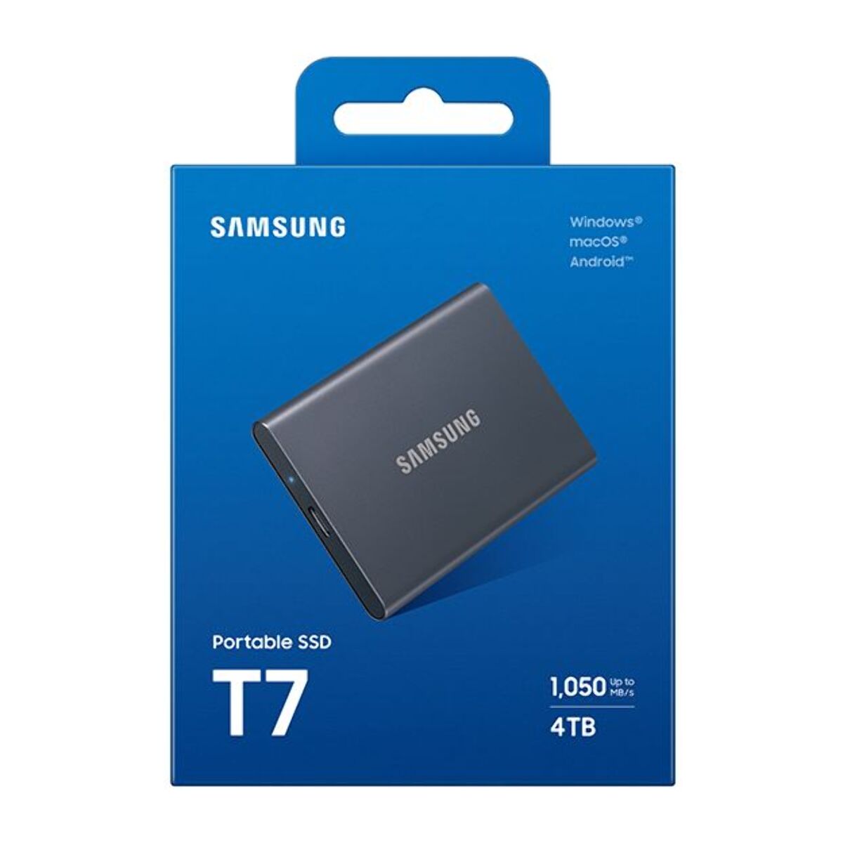 Disque dur SSD externe SAMSUNG 4To T7 gris