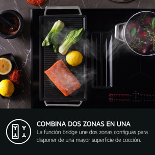 AEG Placa de inducción con campana extractora de 70 cm TCH74B01FB
