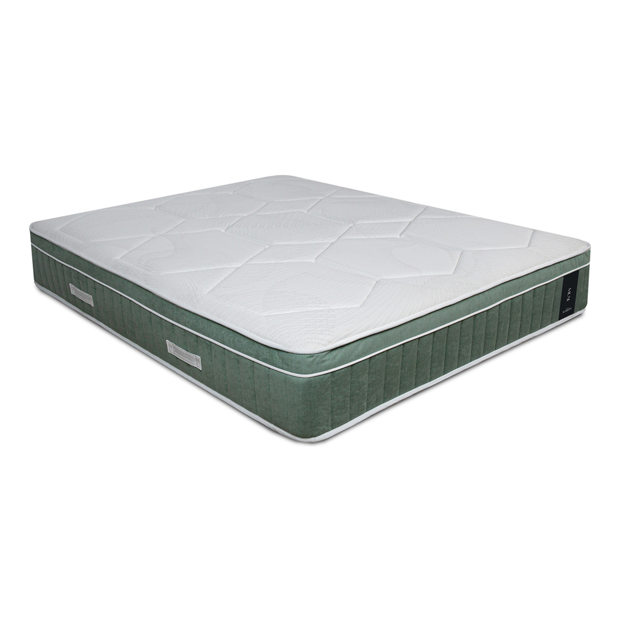 Matelas Hybride MUSE Micro Ressorts & Mémoire de Forme, 32 cm, Soutien Ferme, 4 poignées, Garantie 10 ans