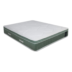 Matelas Hybride MUSE Micro Ressorts & Mémoire de Forme, 32 cm, Soutien Ferme, 4 poignées, Garantie 10 ans