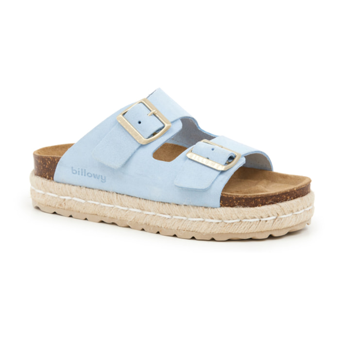 SANDALO CON ZEPPA BILLOWY BLU