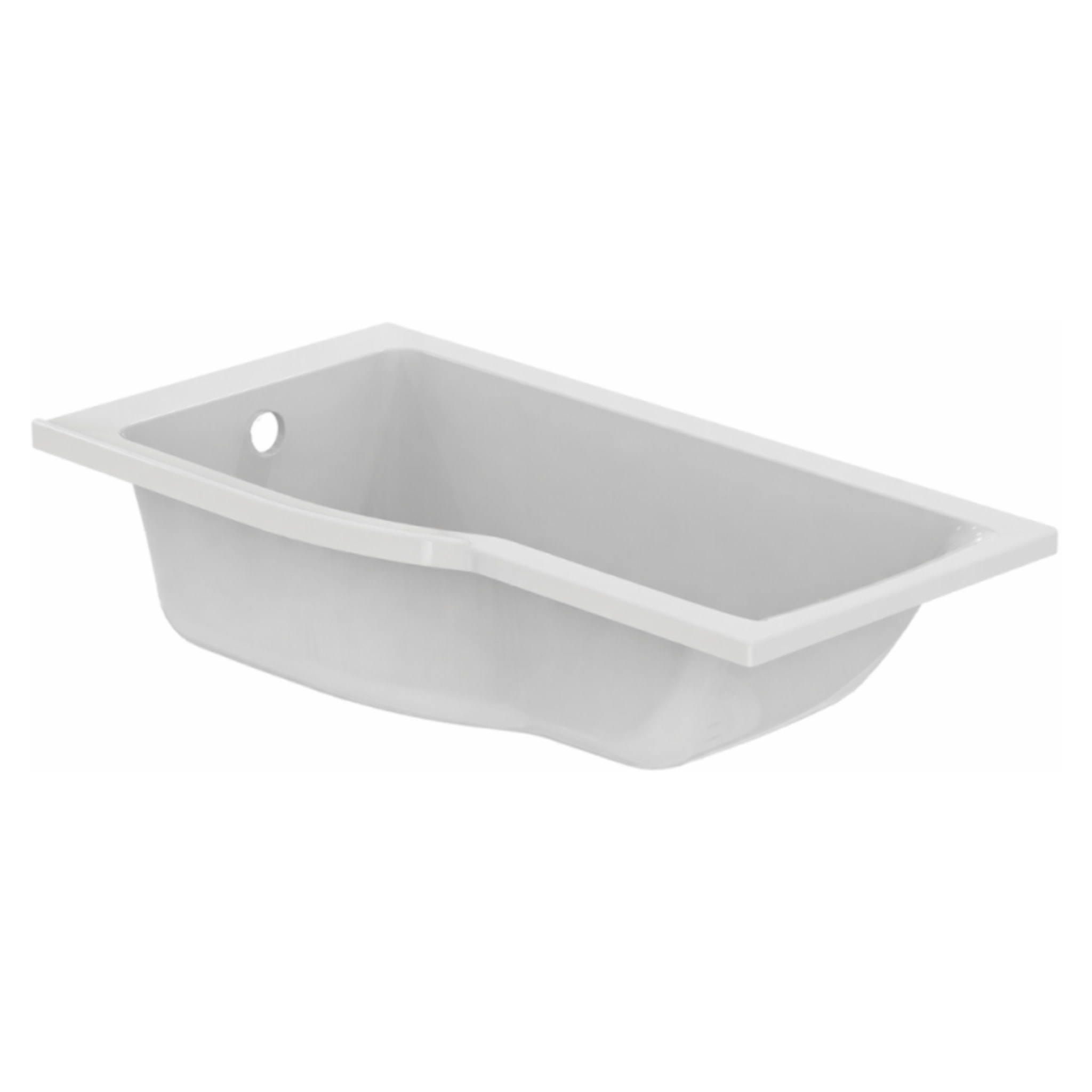 Ideal Standard baignoire pour bain douche 150x80 asymétrique Connect Air gauche blanc