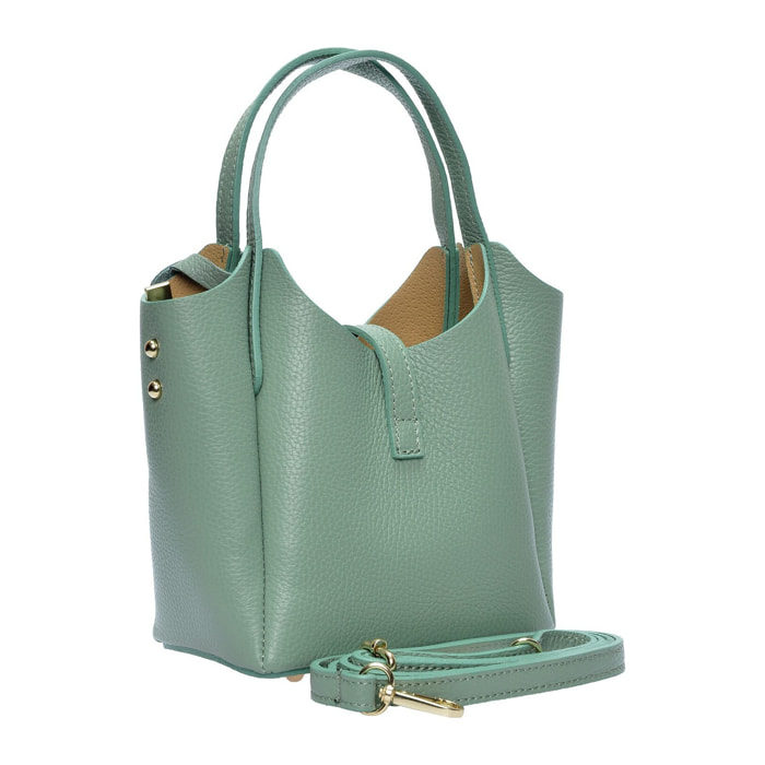 Borsa a mano Anna Luchini Turchese