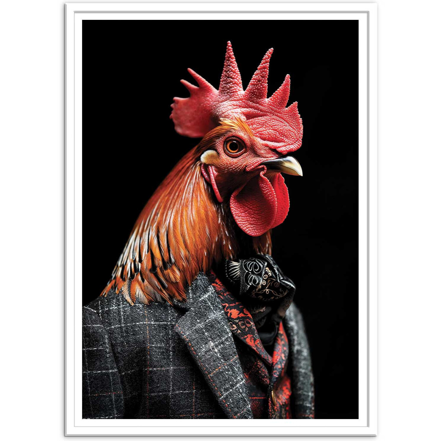 Affiche - Rooster Wild Suits - Philippe Hugonnard