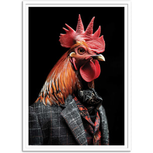 Affiche - Rooster Wild Suits - Philippe Hugonnard