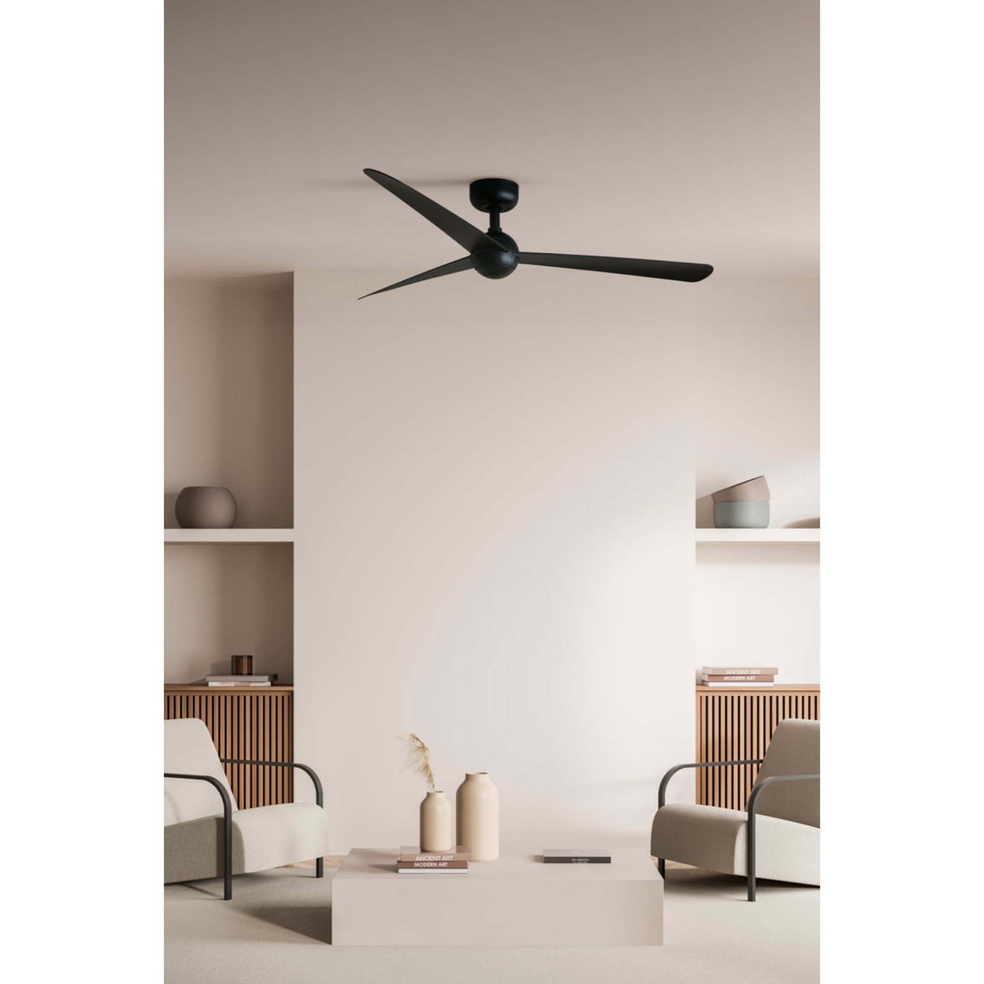 SFERA M Ventilatore nero DC