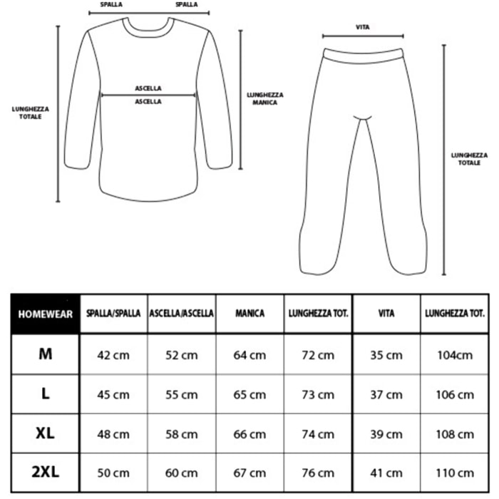 Tuta Homewear Uomo SWEET YEARS Felpato