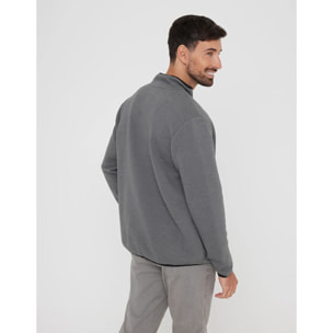 Chaqueta Cremallera Gris - Tigio