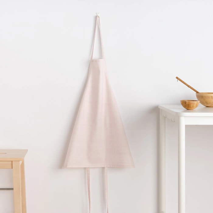 Tablier 0120-312 - 100% coton - Rose - 110x69 cm
