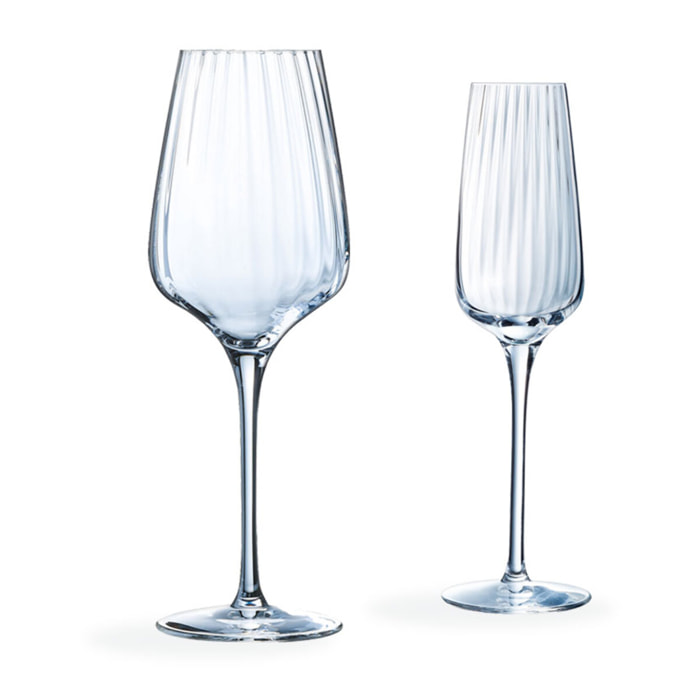 Ensemble de 12 verres à pied Symétrie - Chef&Sommelier