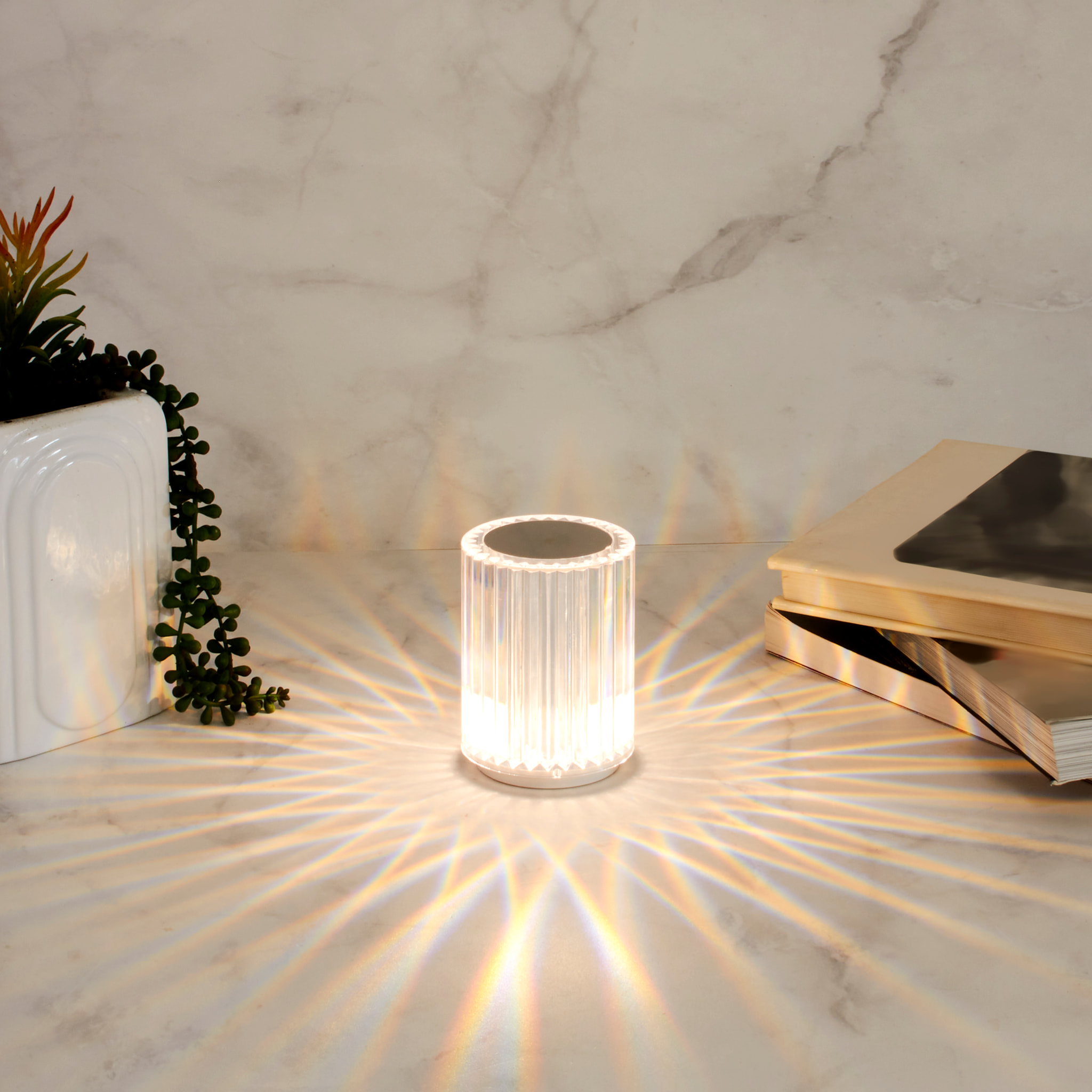 Lampe Tactile Rechargeable Lumiere Blance